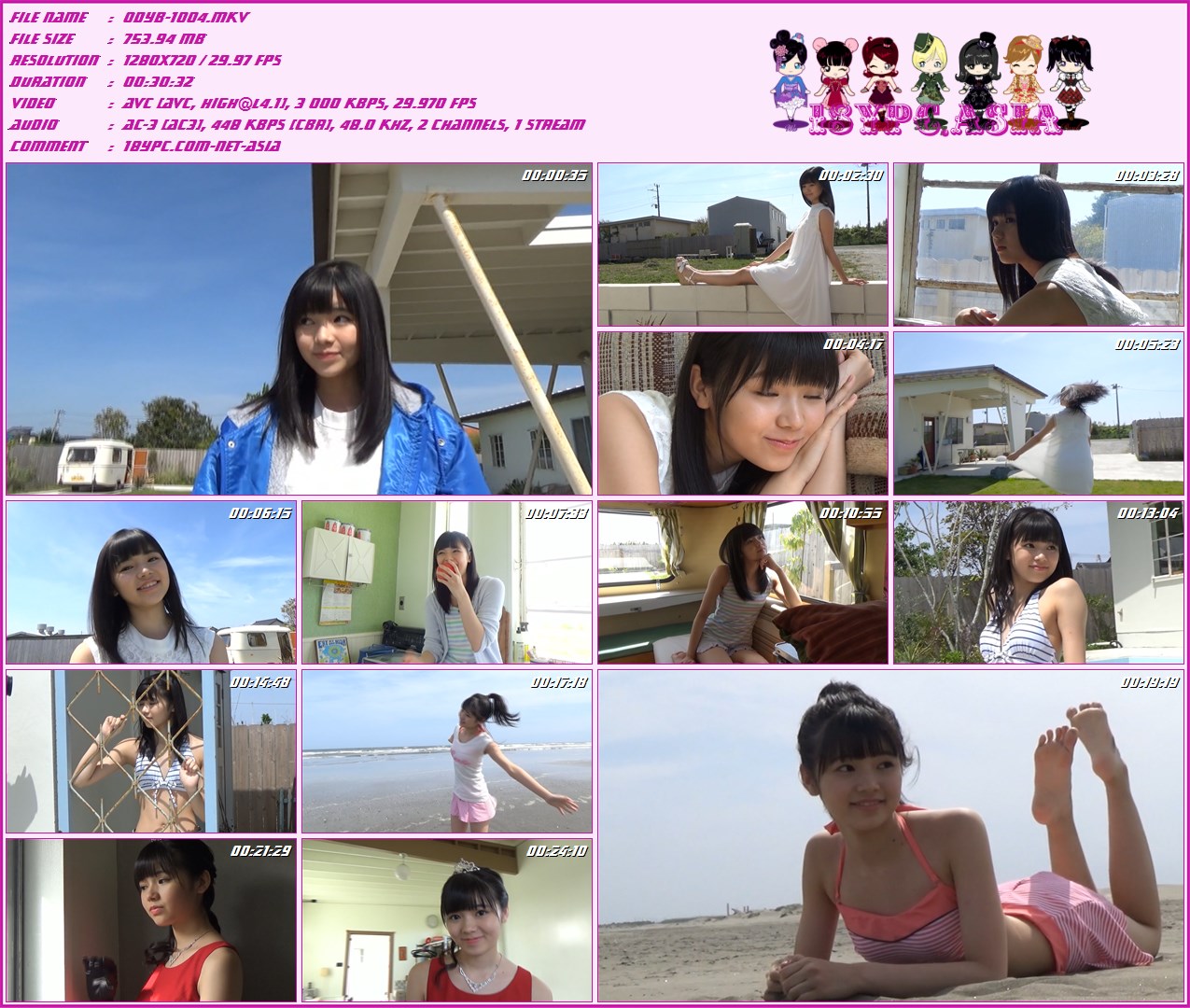 ODYB-1004 Ayano Hamaura - HD 720p，ODYB-1004 Ayano Hamaura DVD - Ayano Hamaura – First Photobook “Hamaura Ayano” Making DVD 2016 (By Ahsoka)